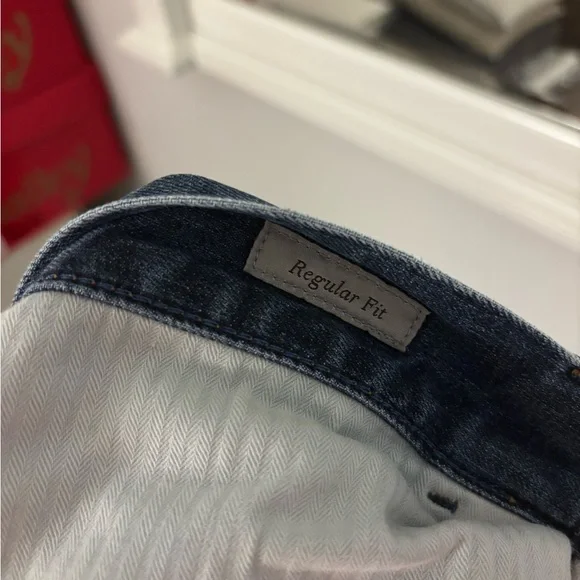 Canali Dark Blue Straight Jeans